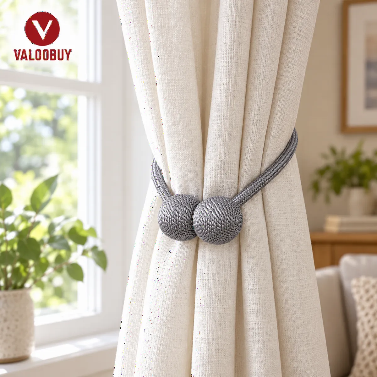 Magnetic Curtain Tieback Clip