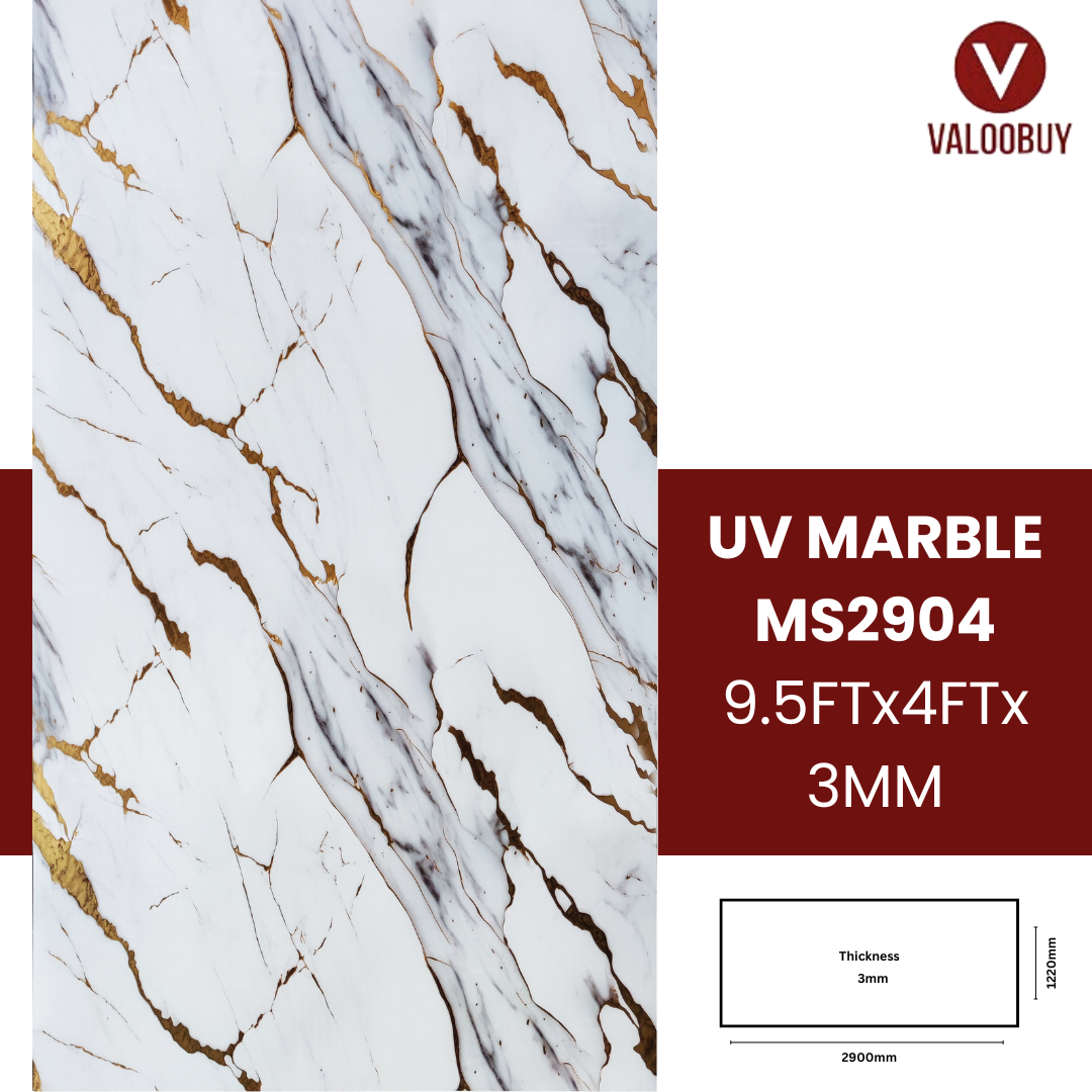 Ms2904 - Marble Sheet Uv Pvc