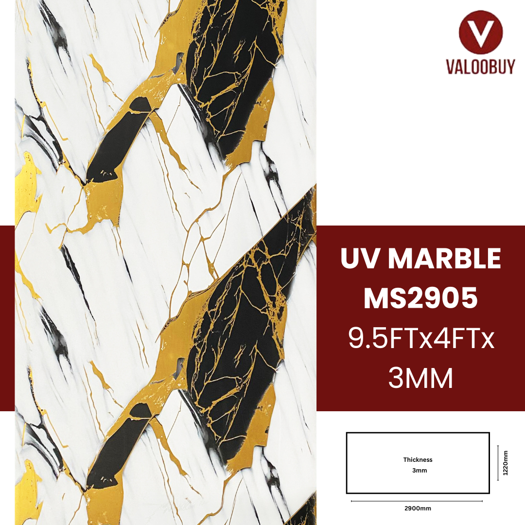 Ms2905 - Marble Sheet Uv Pvc