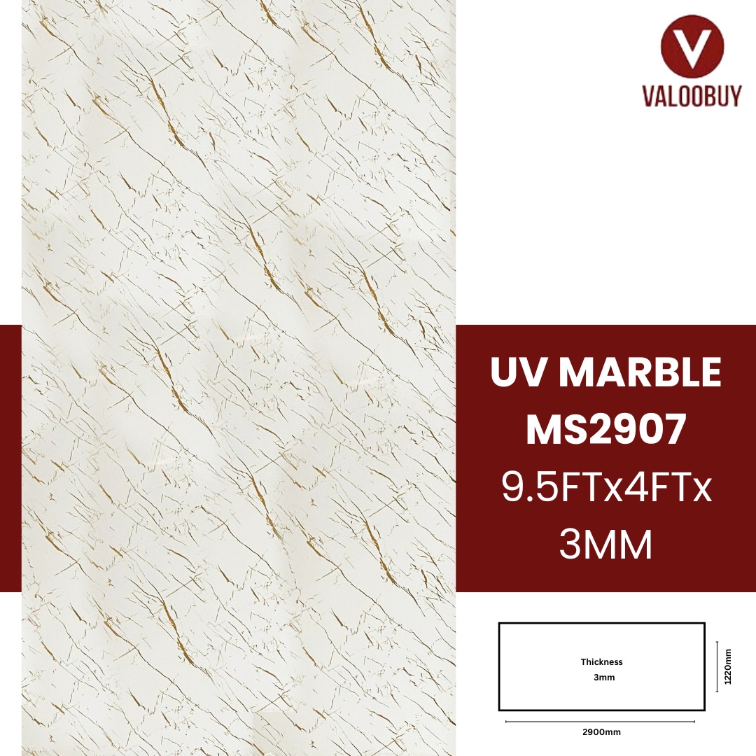 Ms2907 - Marble Sheet Uv Pvc