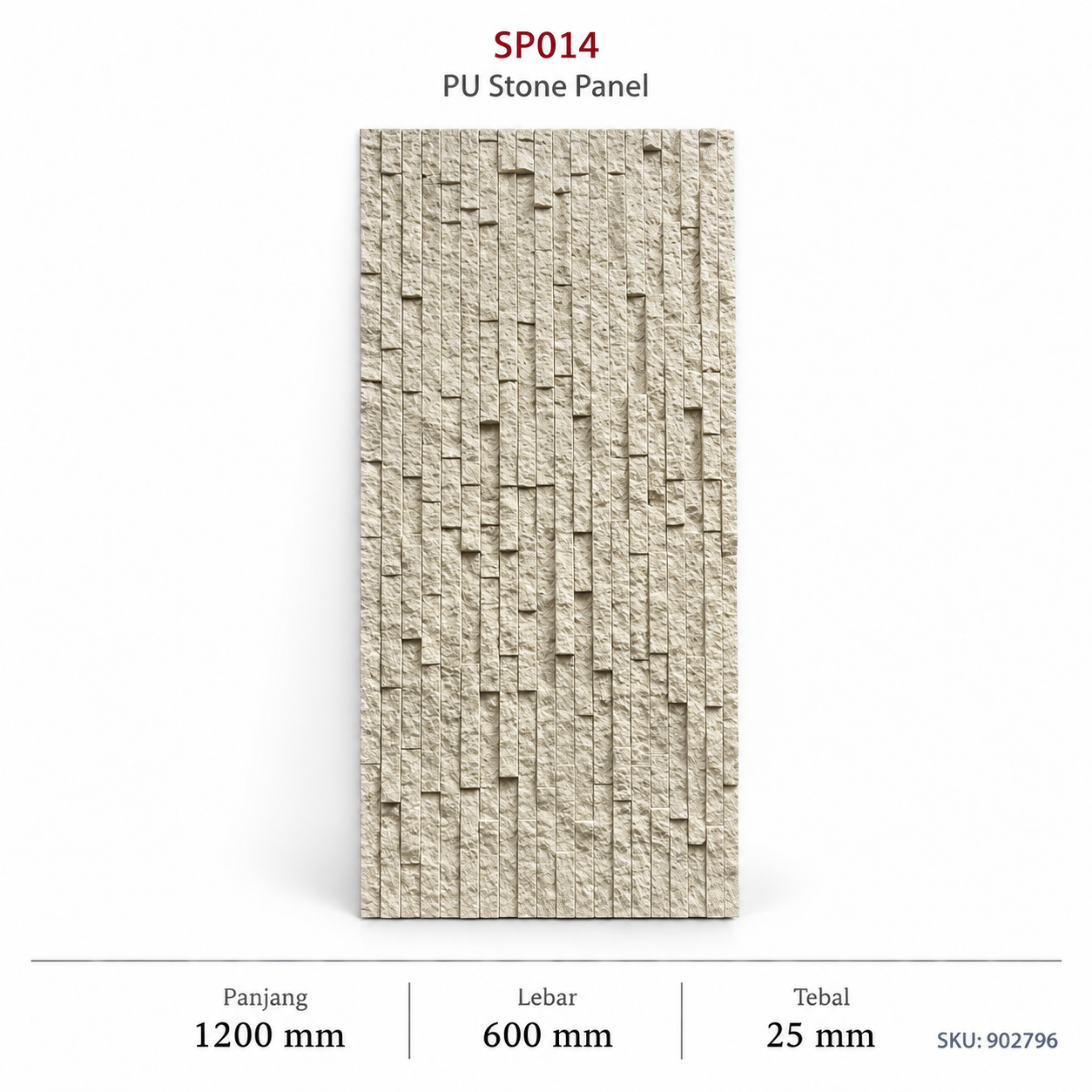 SP014 - Pu Stone Panel