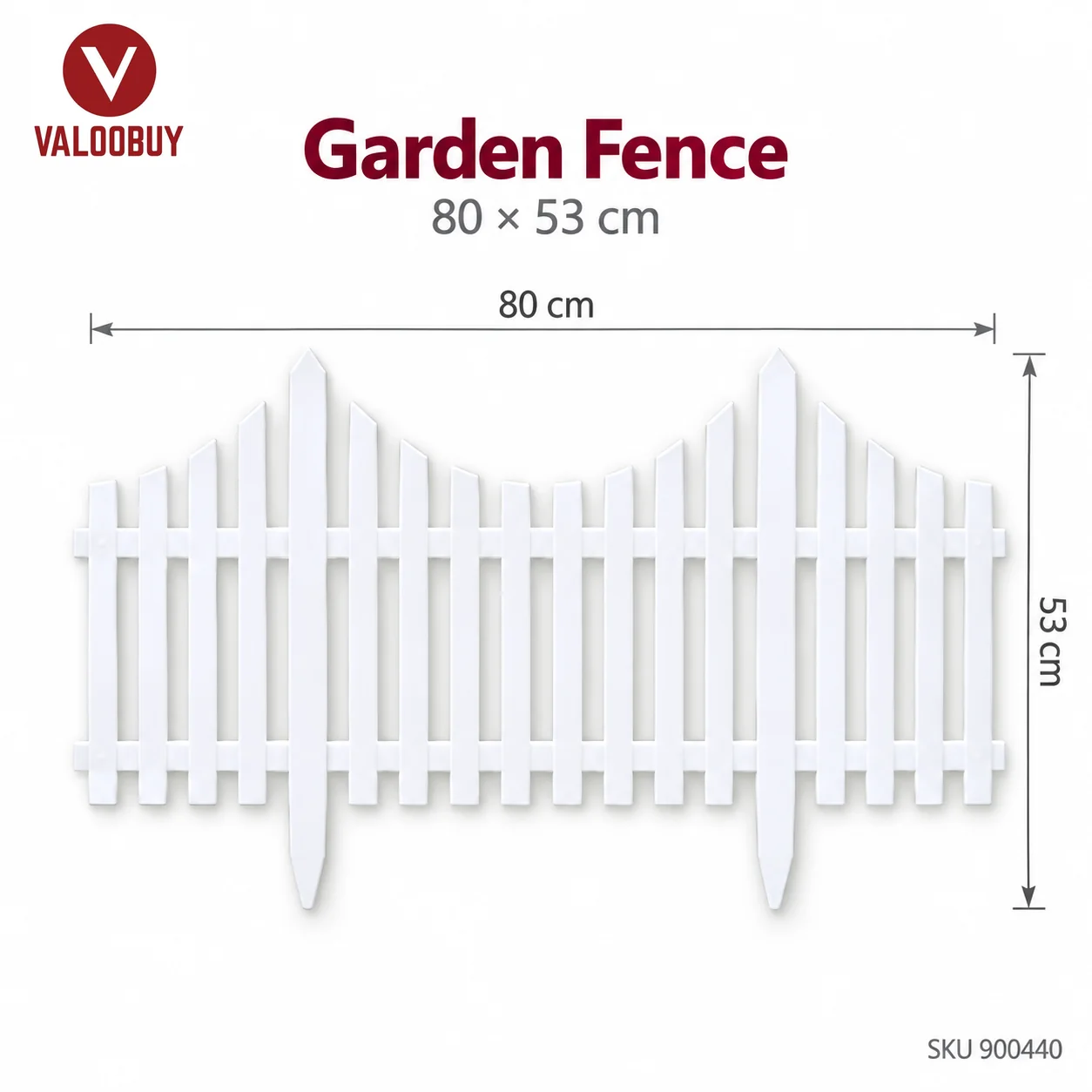 Garden Fence Pagar Taman Plastik Kecil