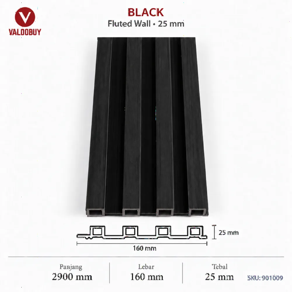 Fluted Wall 25mm Panel Dinding Berjalur