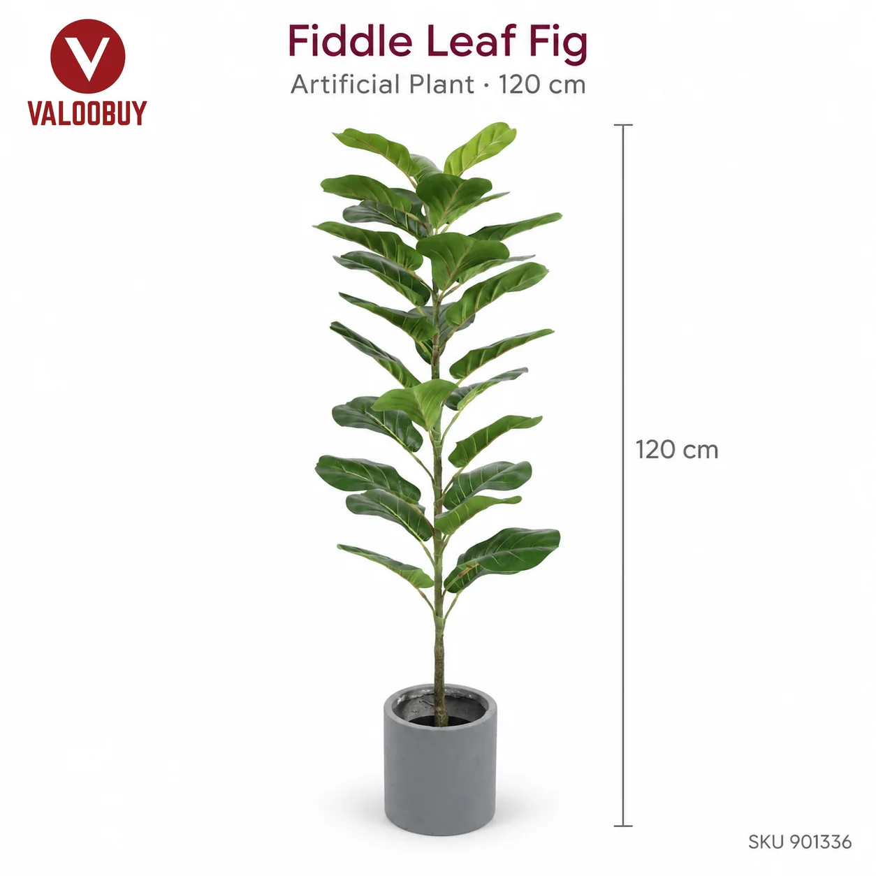 120Cm - Fiddle Leaf Fig Artificial Tree