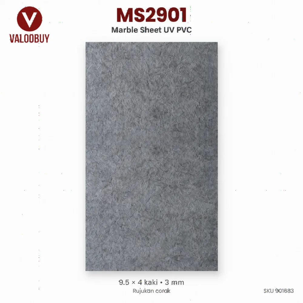 Marble Sheet UV Panel Dinding Berkilat