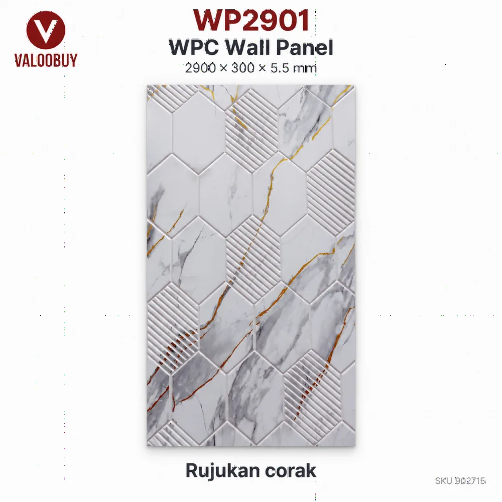 WPC Wall Panel Panel Dinding Rupa Kayu