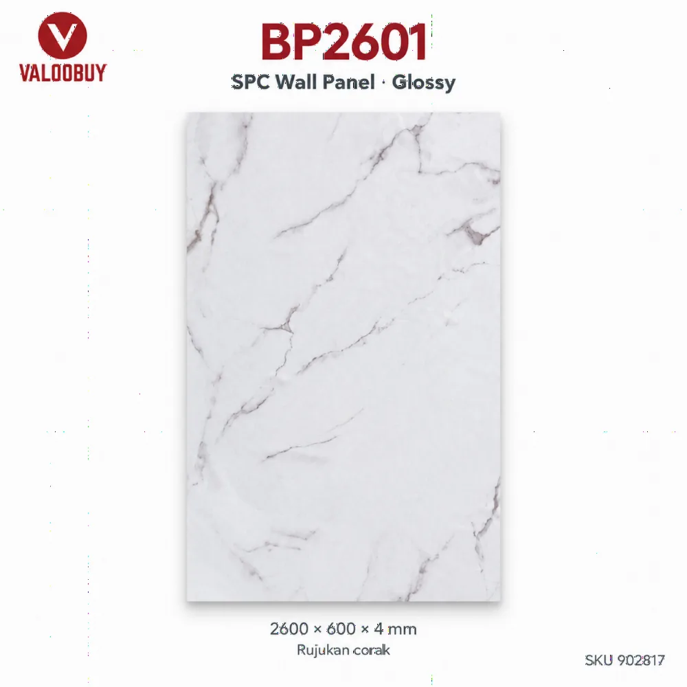 SPC Wall Panel Panel Dinding Bilik Air