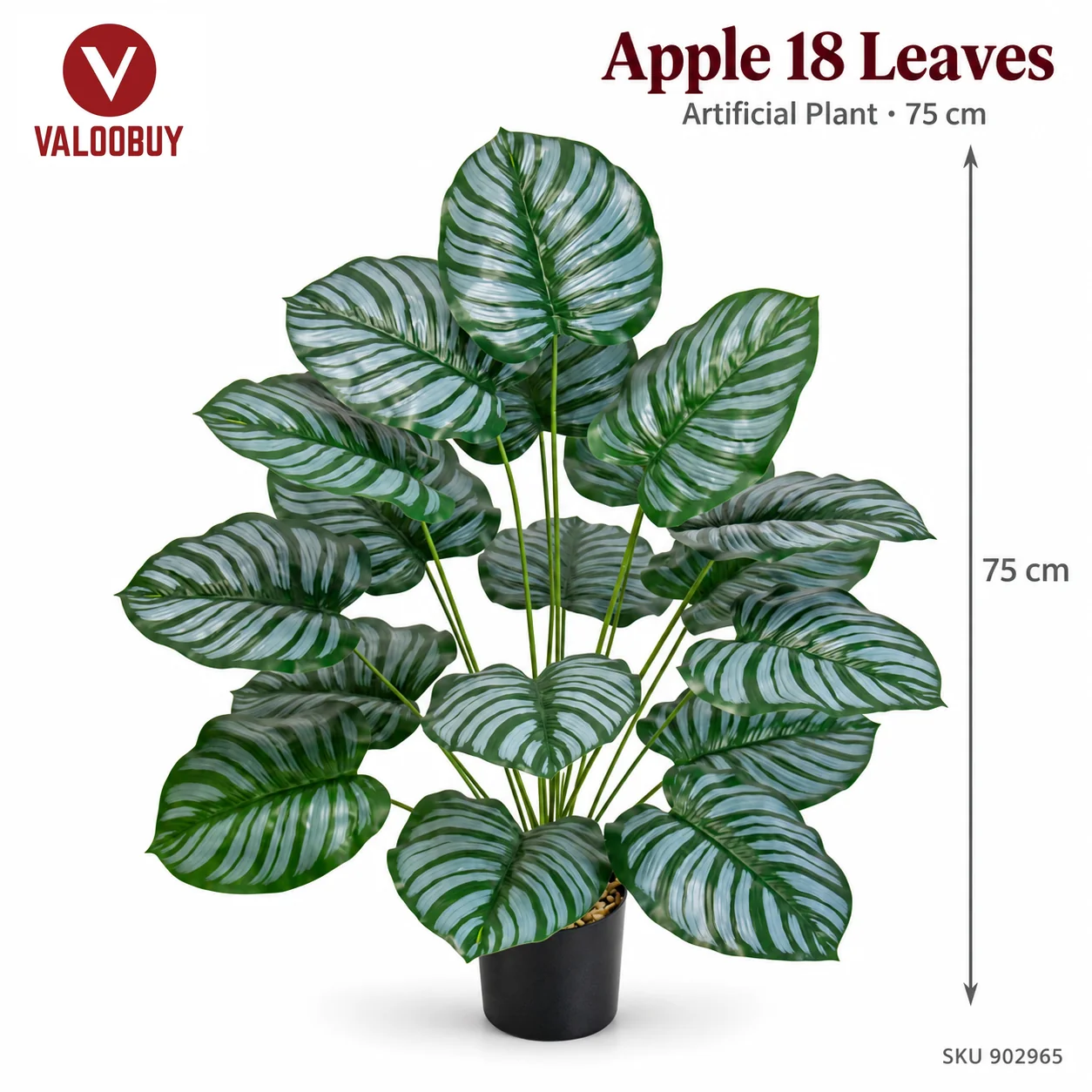 Apple 18 Leaves Artificial Plant