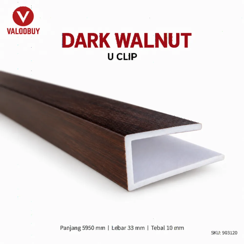 U Clip - Ceiling Panel Kemasan Hujung Panel