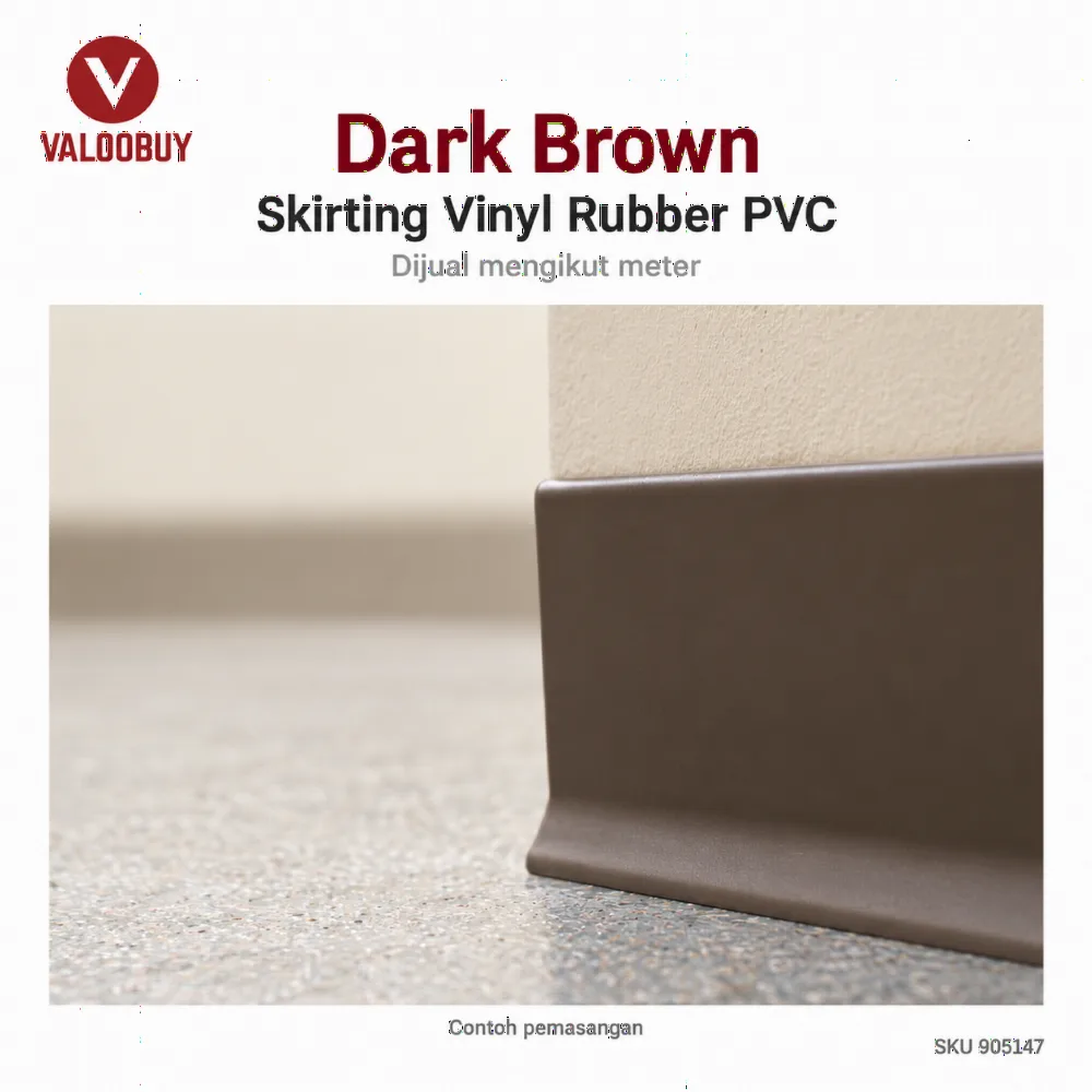 Skirting Vinyl Rubber PVC (by Metre)